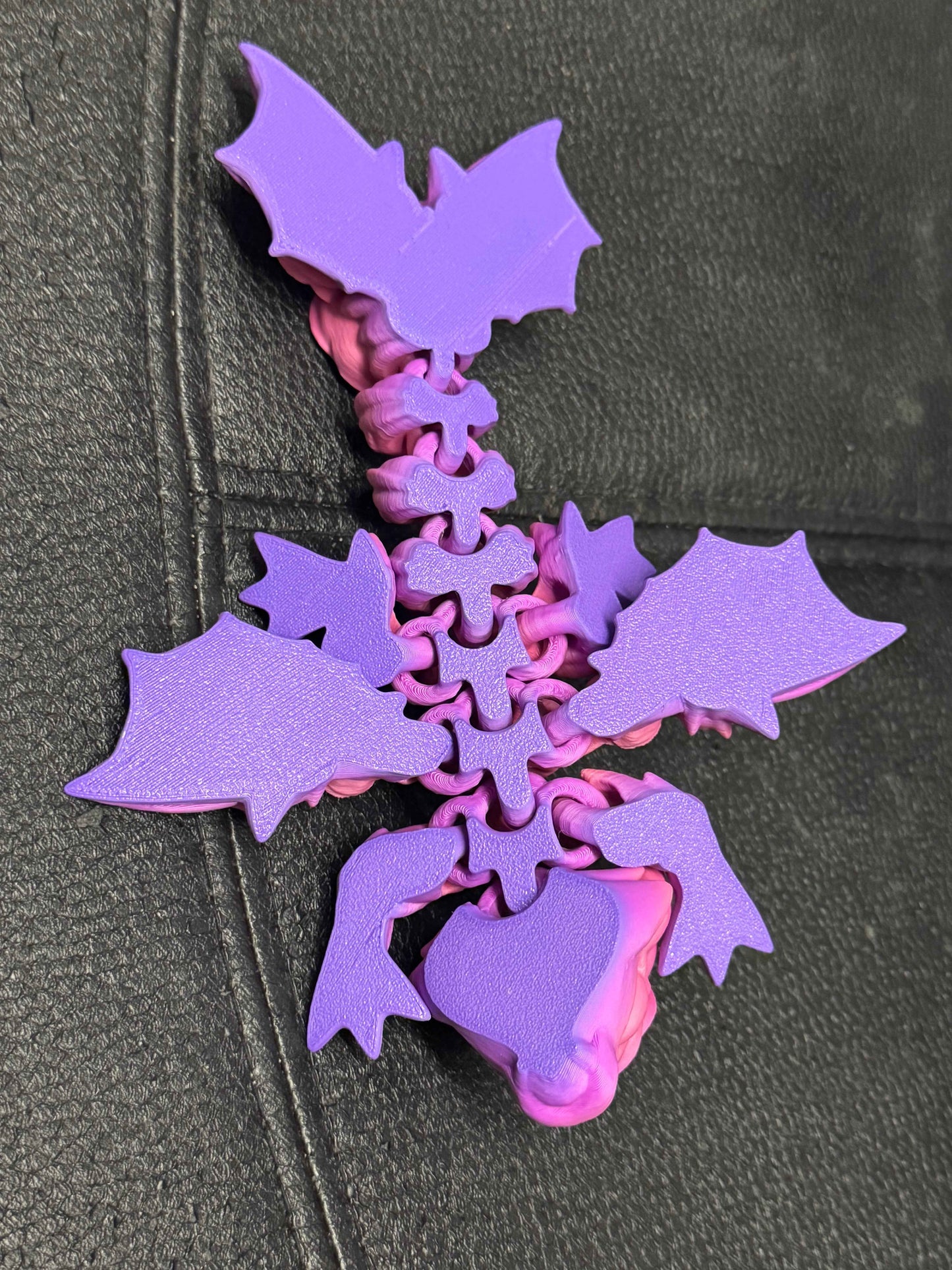 Flexible Fidget Rose Dragon 3D Printed Articulated Sensory Toy For ADHD Autism Stimming Adults Kids - Snazzy Dudds