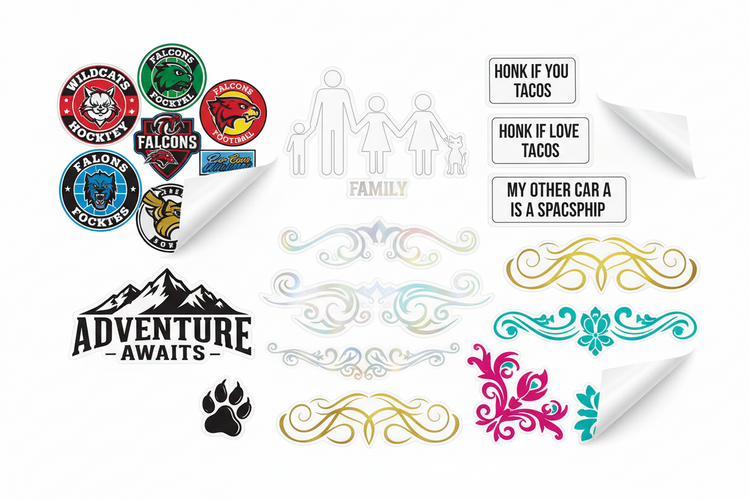 Vinyl Wall Art / Car Stickers - Snazzy Dudds