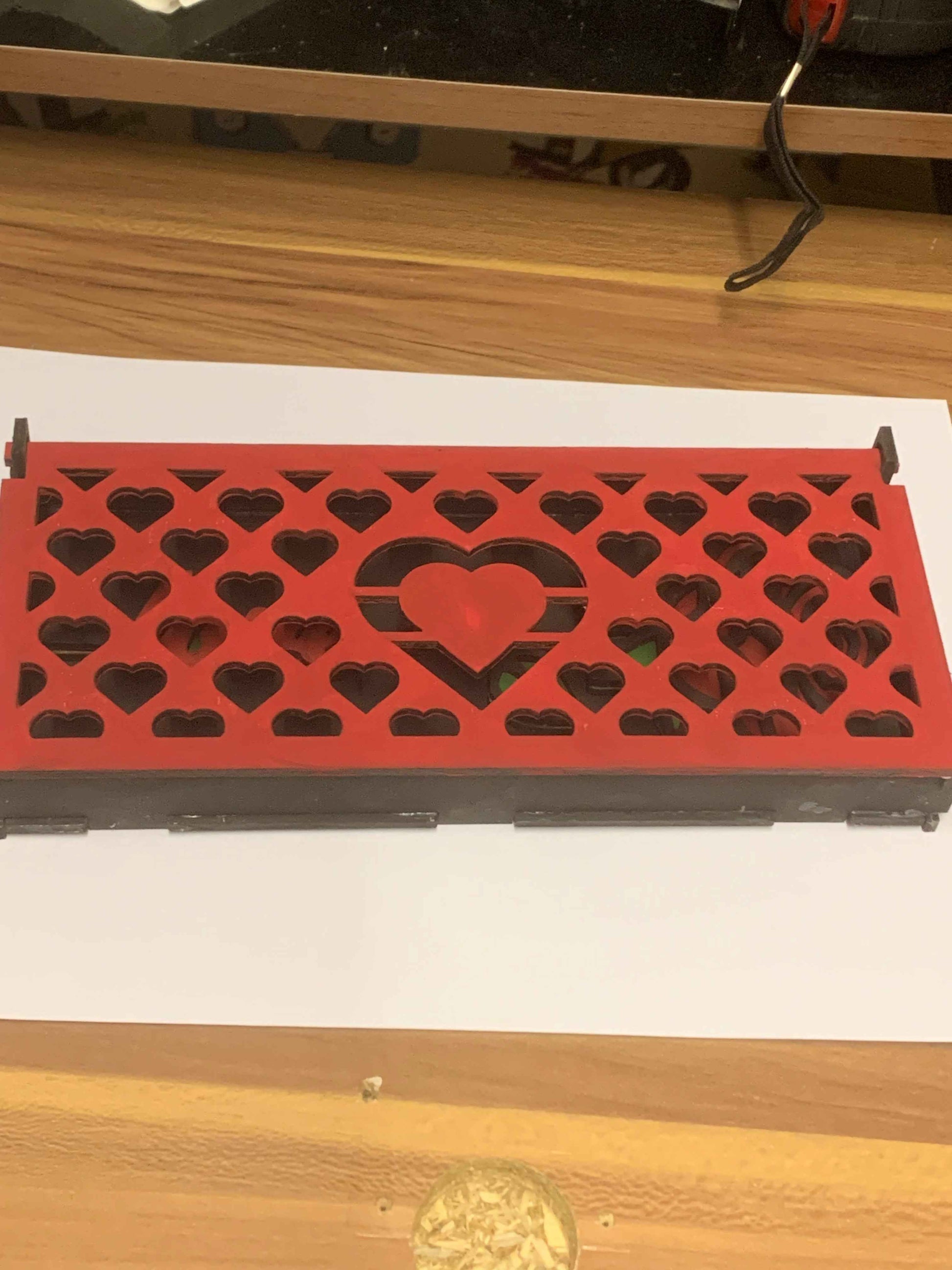 Laser Cut Rose and Gift Box Valentines Day - Snazzy Dudds