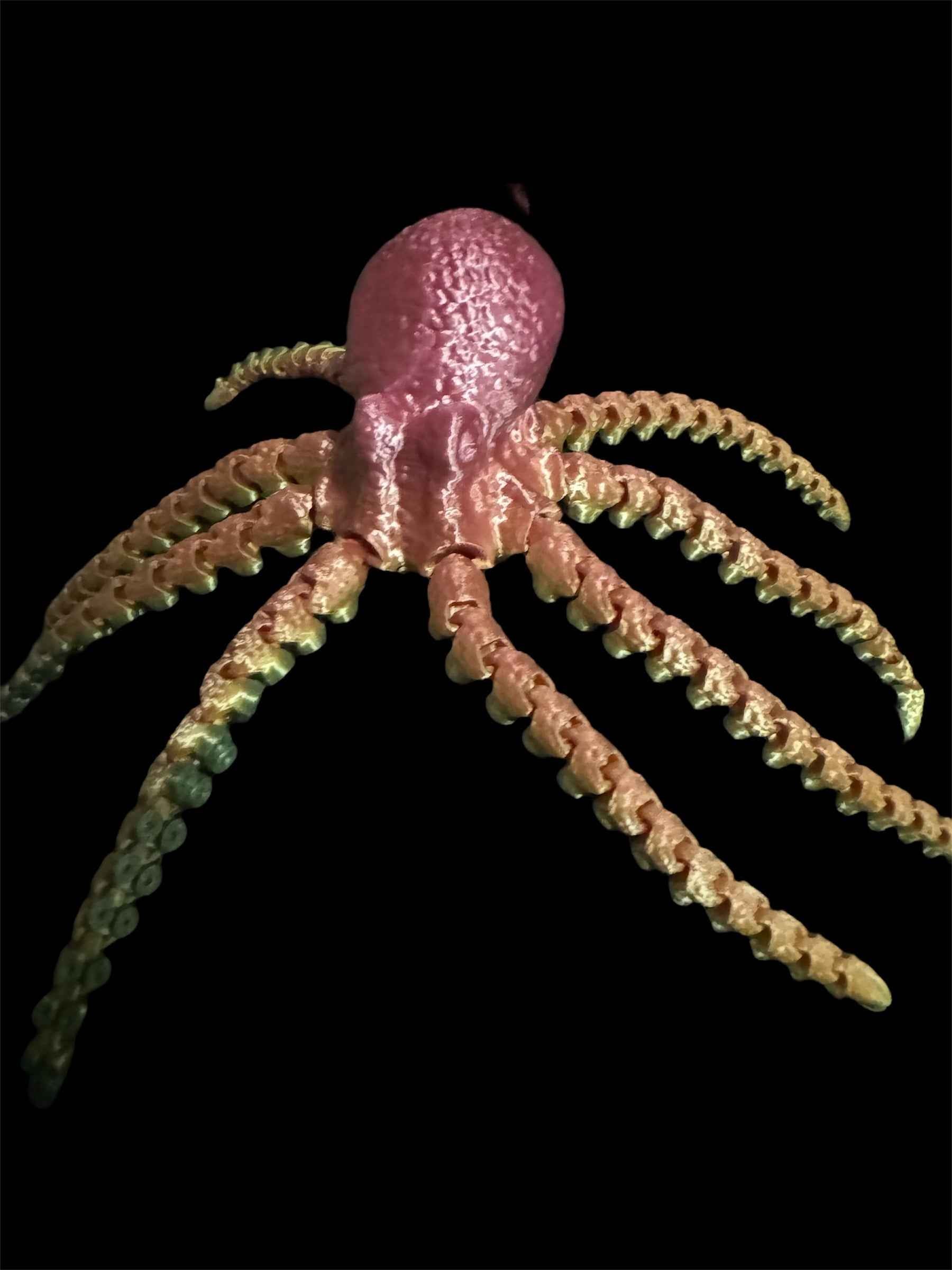 Flexible Fidget Colourful Octopus 3D Printed Articulated Sensory Toy For ADHD Autism Stimming Adults Kids - Snazzy Dudds