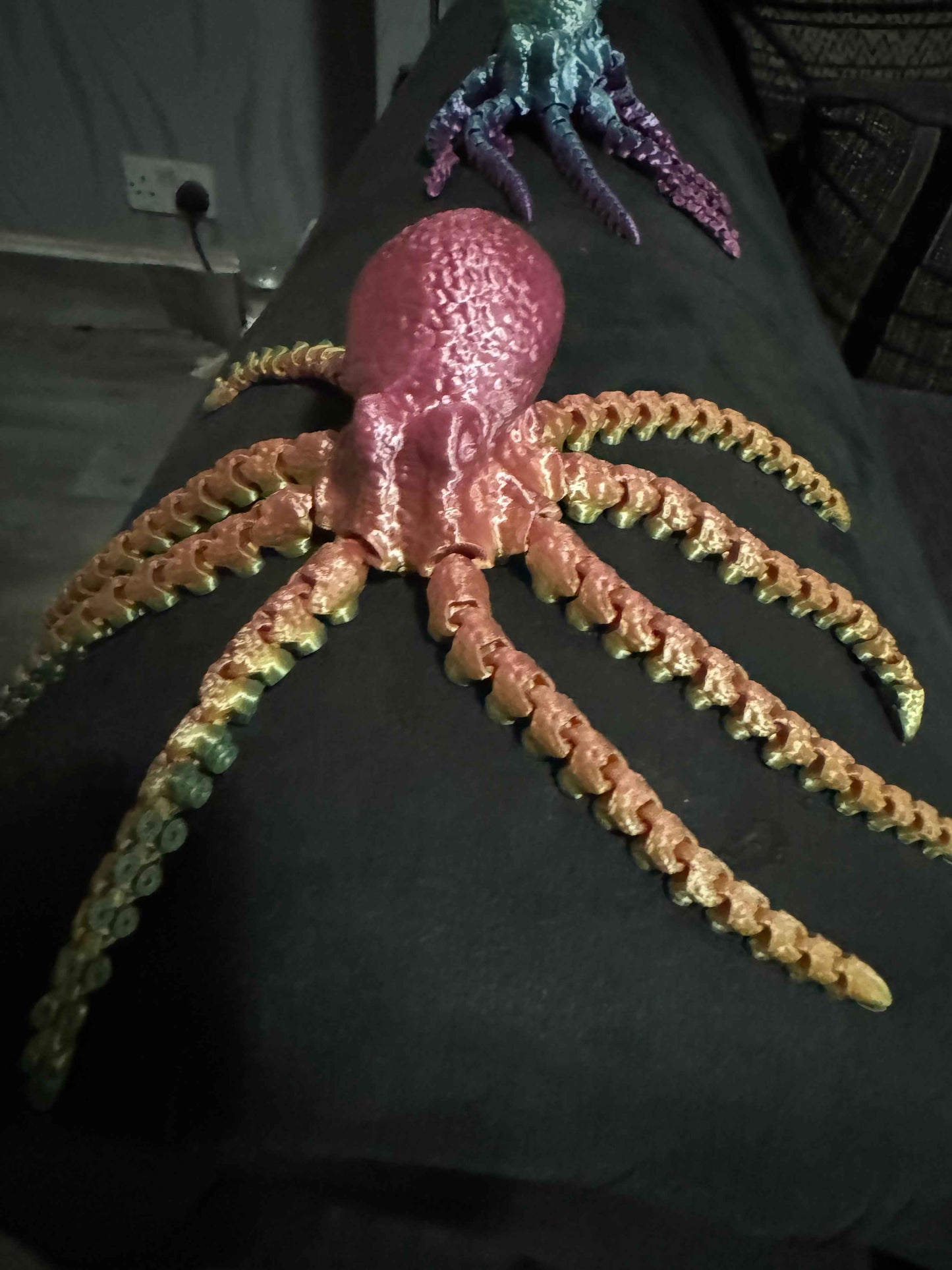 Flexible Fidget Colourful Octopus 3D Printed Articulated Sensory Toy For ADHD Autism Stimming Adults Kids - Snazzy Dudds
