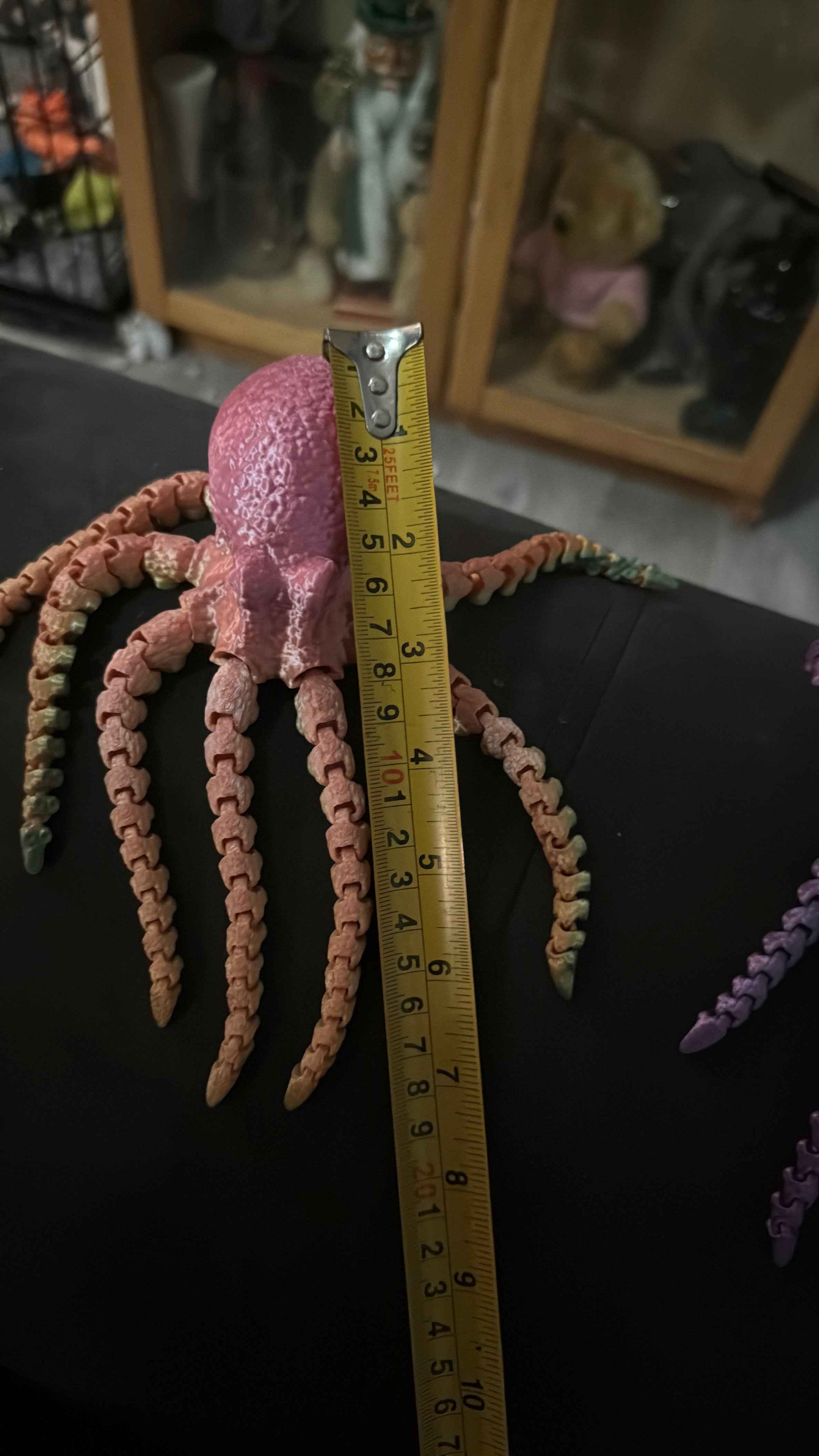 Flexible Fidget Colourful Octopus 3D Printed Articulated Sensory Toy For ADHD Autism Stimming Adults Kids - Snazzy Dudds