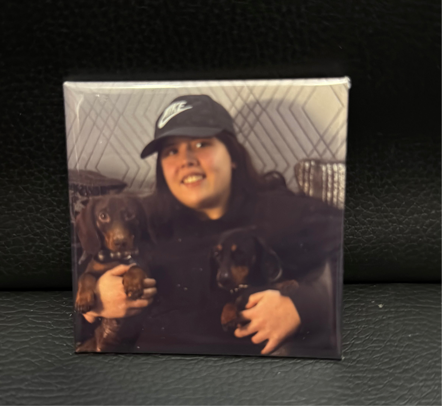 Custom Photo Magnet - Personalized Memories Keepsake for Fridge or Office Decor - Magnetic, Lightweight - Snazzy Dudds