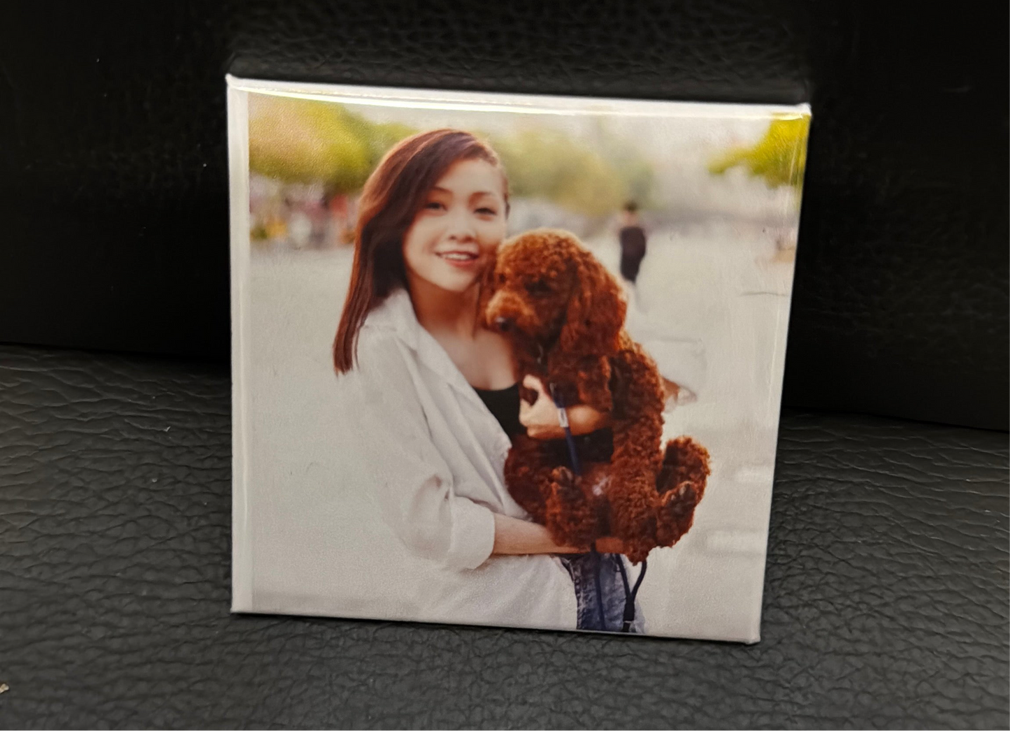 Custom Photo Magnet - Personalized Memories Keepsake for Fridge or Office Decor - Magnetic, Lightweight - Snazzy Dudds