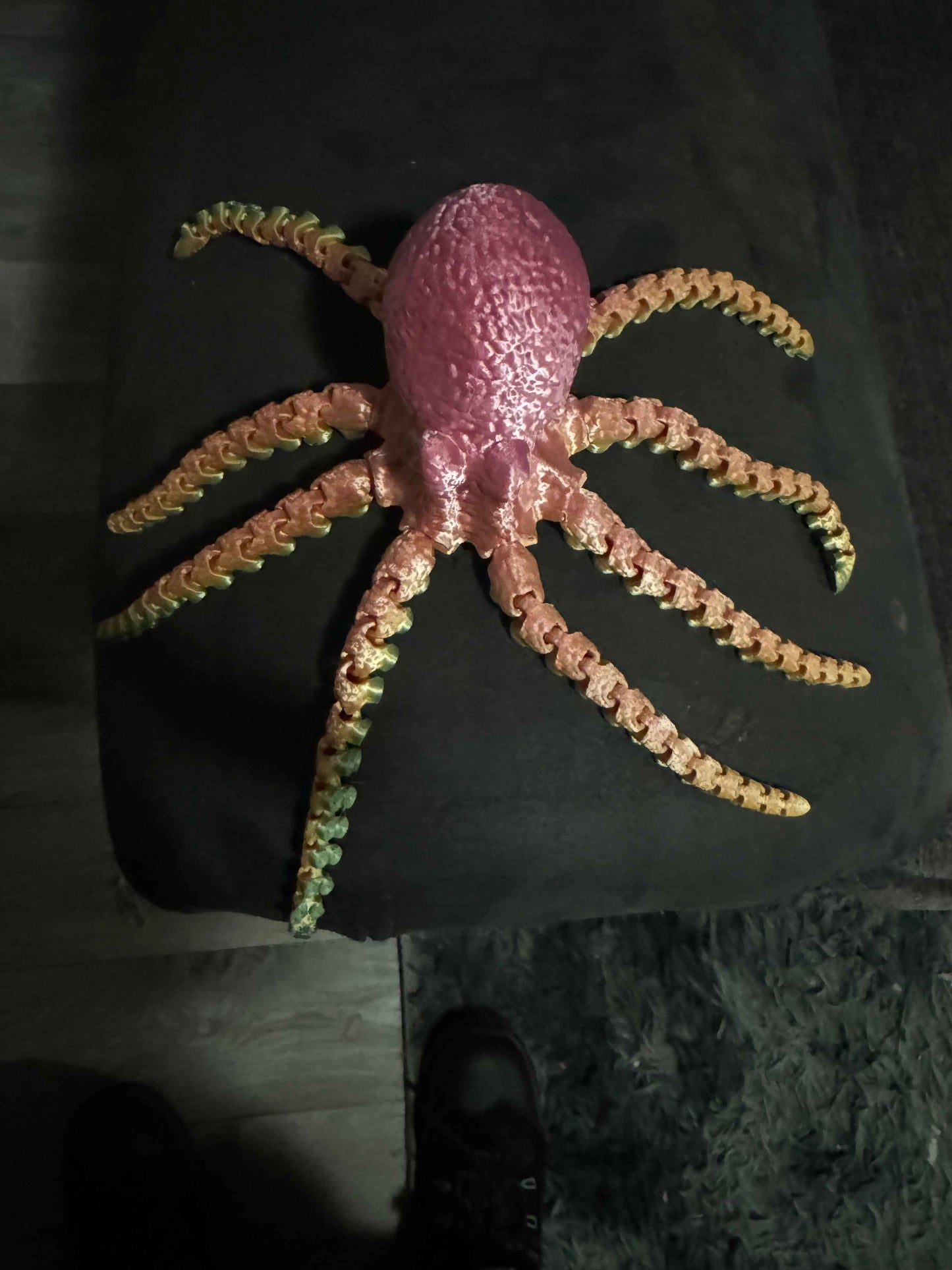 Flexible Fidget Colourful Octopus 3D Printed Articulated Sensory Toy For ADHD Autism Stimming Adults Kids - Snazzy Dudds