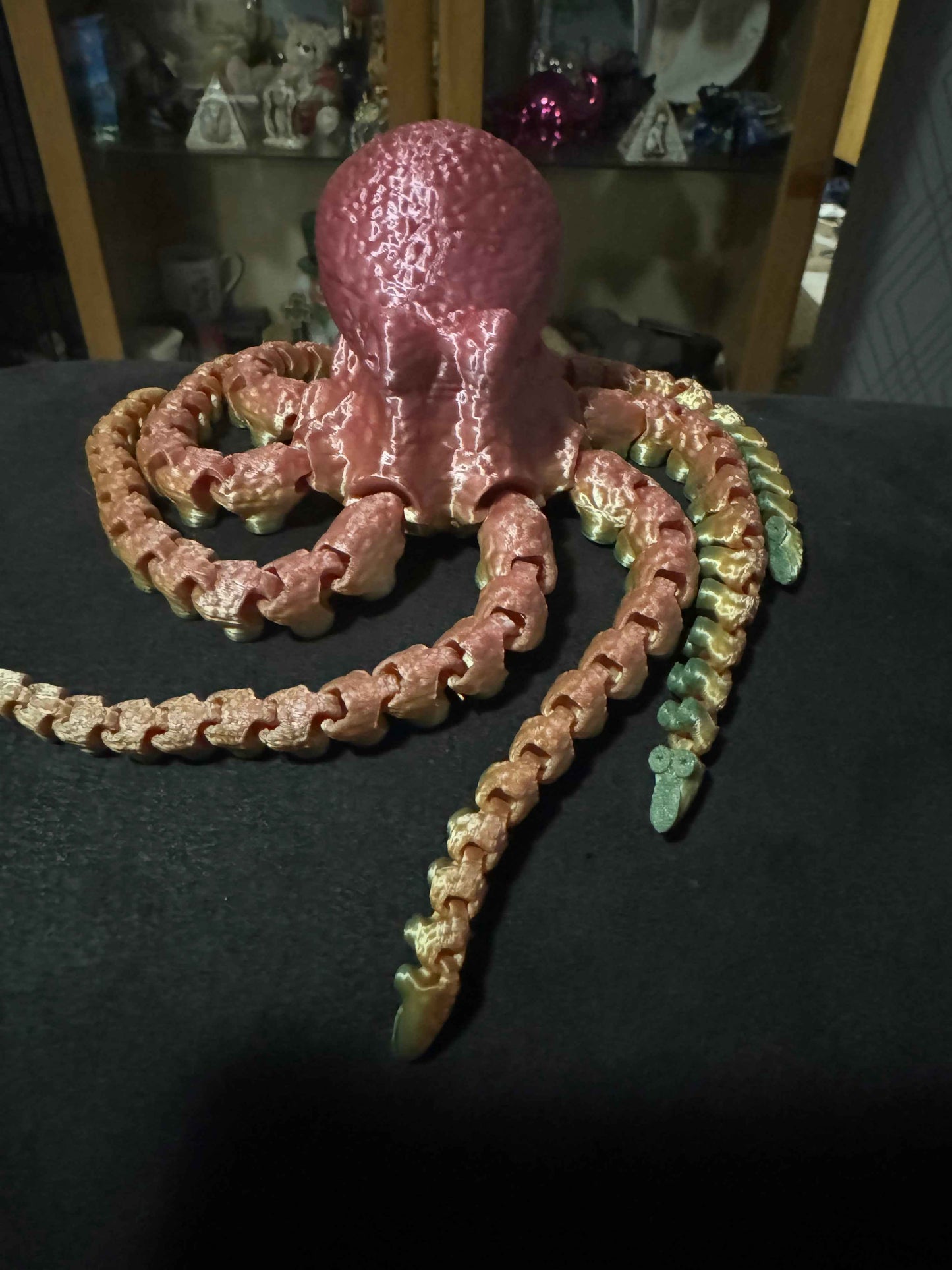 Flexible Fidget Colourful Octopus 3D Printed Articulated Sensory Toy For ADHD Autism Stimming Adults Kids - Snazzy Dudds