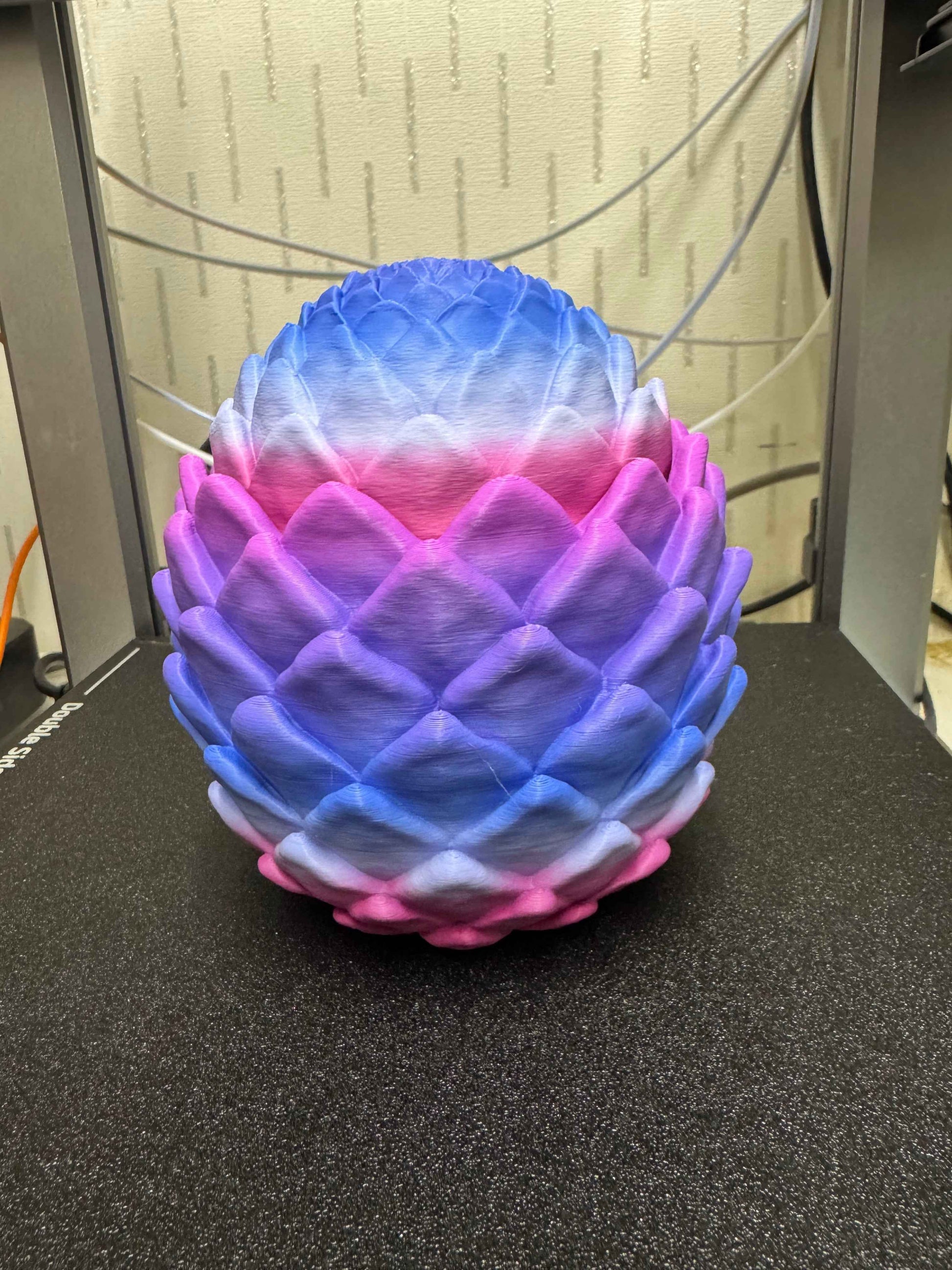 Dragon Egg diamond Colourful 3D Printed- Dragon inside - Snazzy Dudds