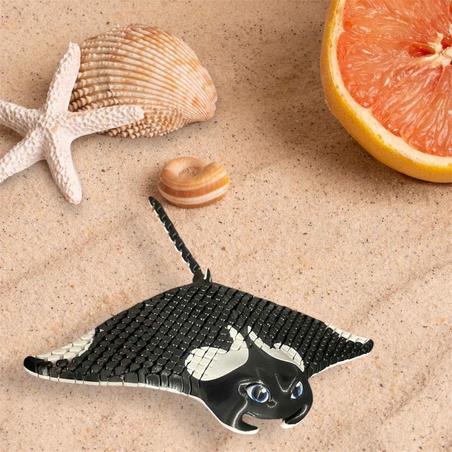 Manta Ray Flexible Fidget Colourful Fish 3D Printed Articulated Sensory Toy For ADHD Autism Stimming Adults Kids - Snazzy Dudds