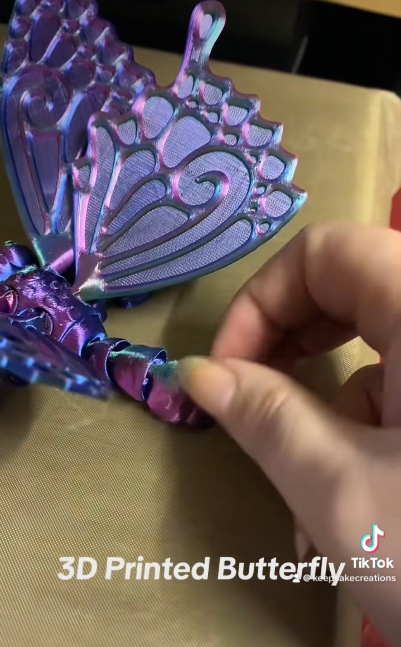 3D Printed Butterfly fidget - Snazzy Dudds