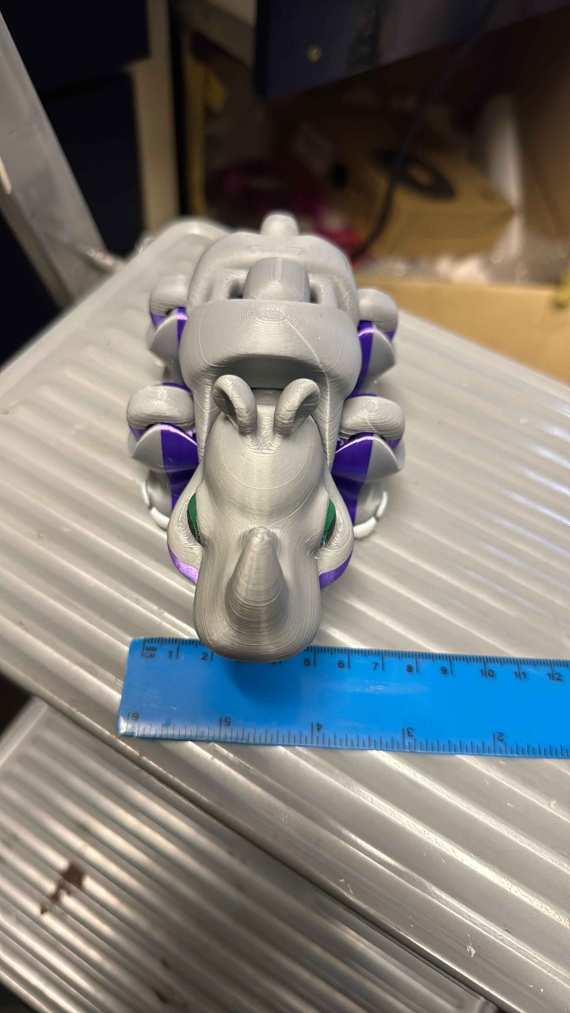 Rhino 3D Pla Printed Articulated Fidget Toy for Stress Relief ADHD - Snazzy Dudds