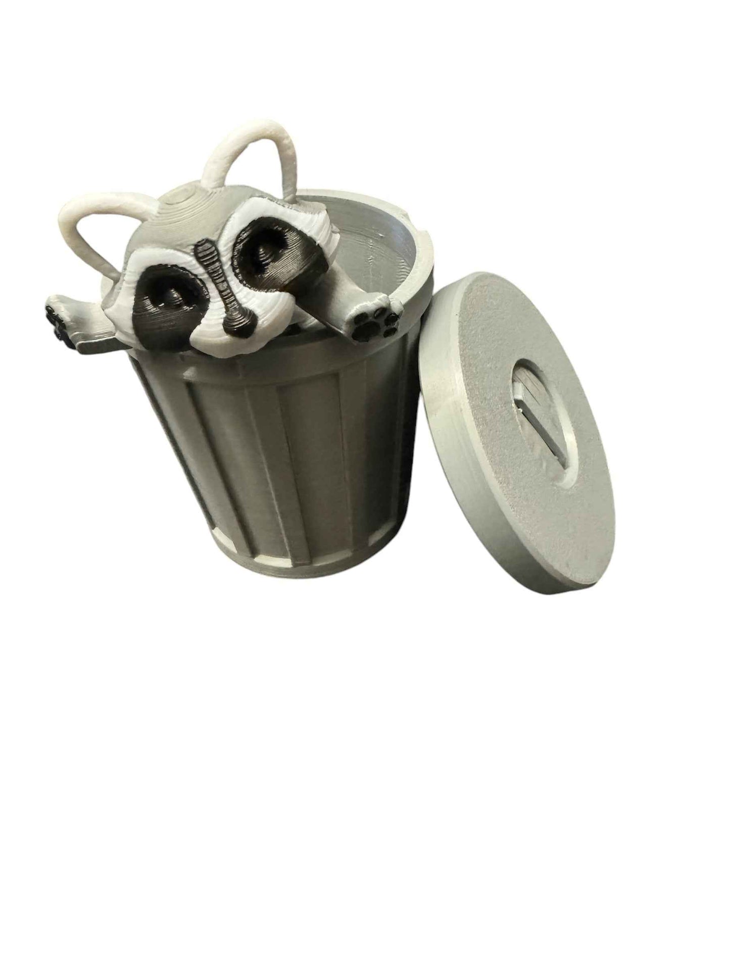 Raccoon & Bin Fidget 3D Pla Printed Articulated Toy for Stress Relief, Kids & Adults ADHD - Snazzy Dudds