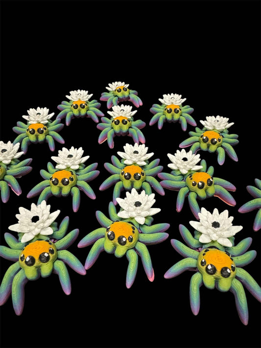 Fidget Lilly Spider 3D Printed Articulated Sensory Toy For ADHD Autism Stimming Adults Kids - Snazzy Dudds
