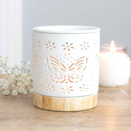 CERAMIC BUTTERFLY OIL BURNER - Snazzy Dudds