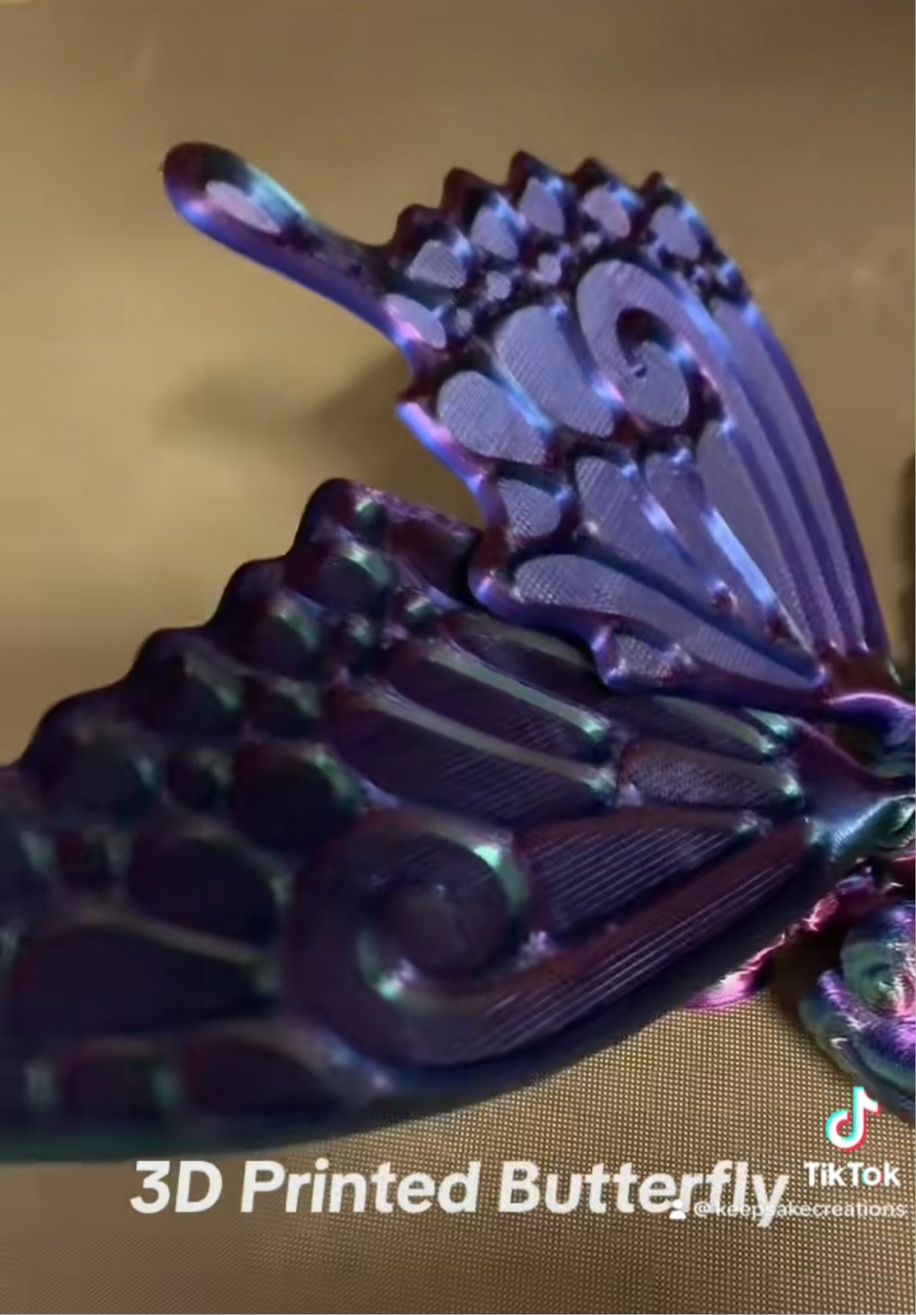 3D Printed Butterfly fidget - Snazzy Dudds