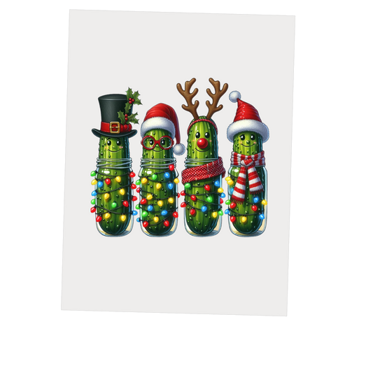 Christmas Pickles DTF Transfer - Snazzy Dudds