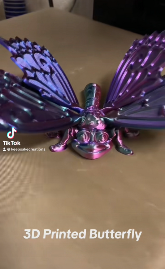 3D Printed Butterfly fidget - Snazzy Dudds