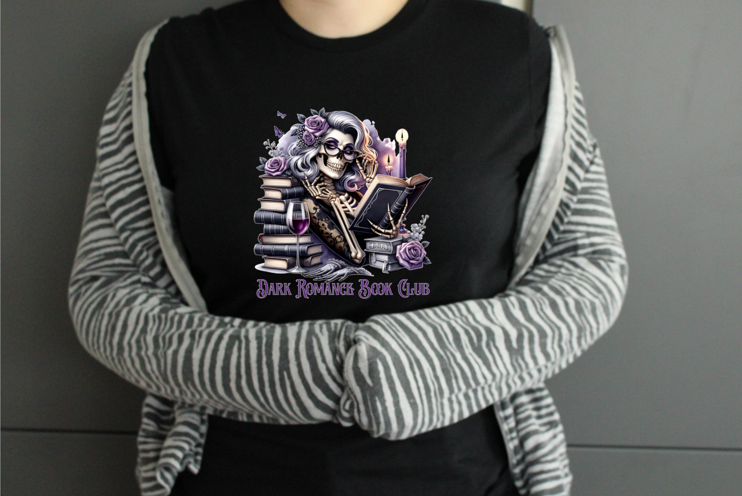 The Dark Romance Book Club Gothic Halloween Lover Tshirt - Snazzy Dudds