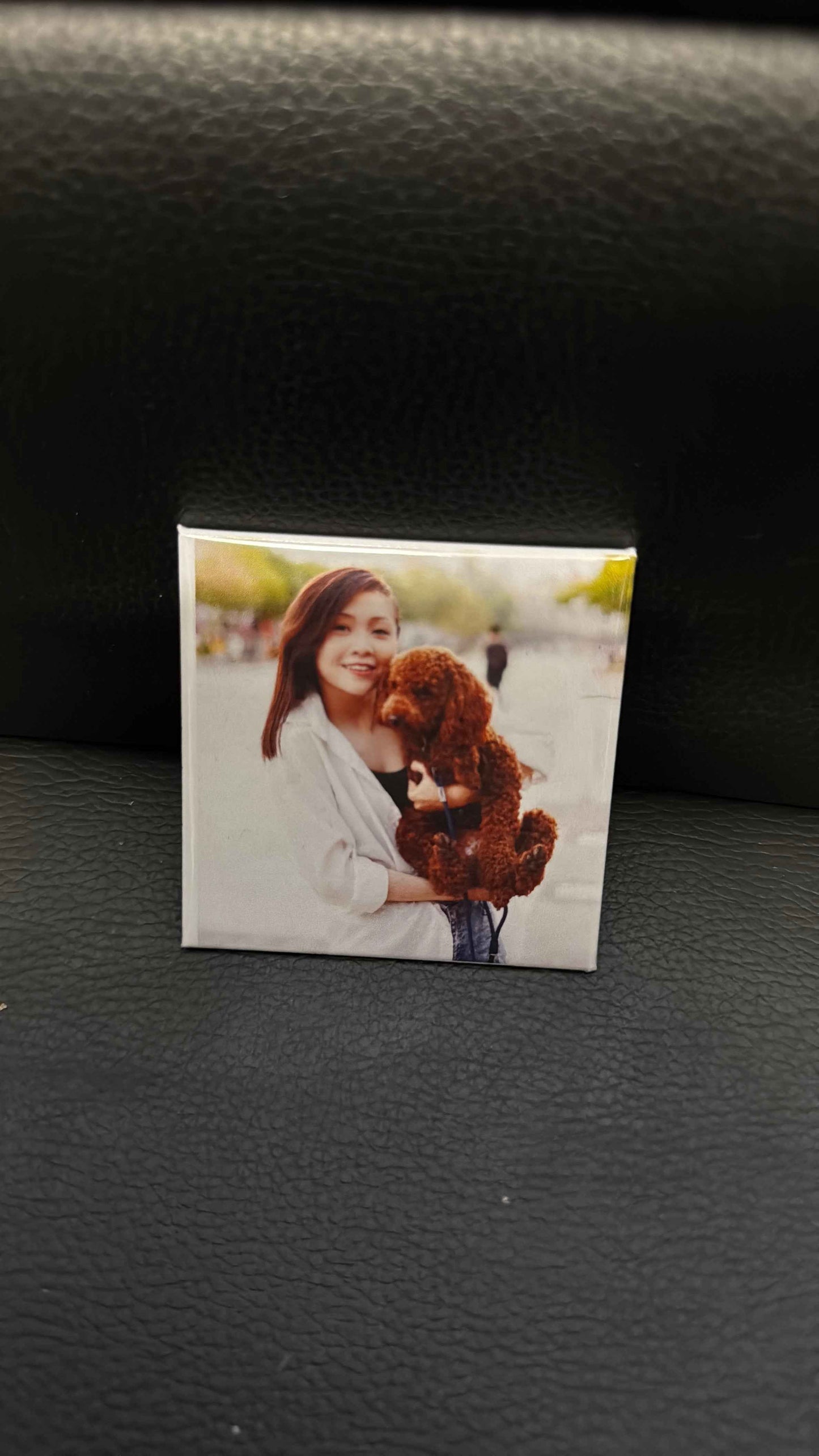 Custom Photo Magnet - Personalized Memories Keepsake for Fridge or Office Decor - Magnetic, Lightweight - Snazzy Dudds