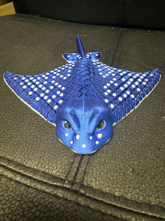 Eagle Ray Flexible Articulated Fidget Colourful Fish 3D Printed Articulated Sensory Toy For ADHD Autism Stimming Adults Kids - Snazzy Dudds