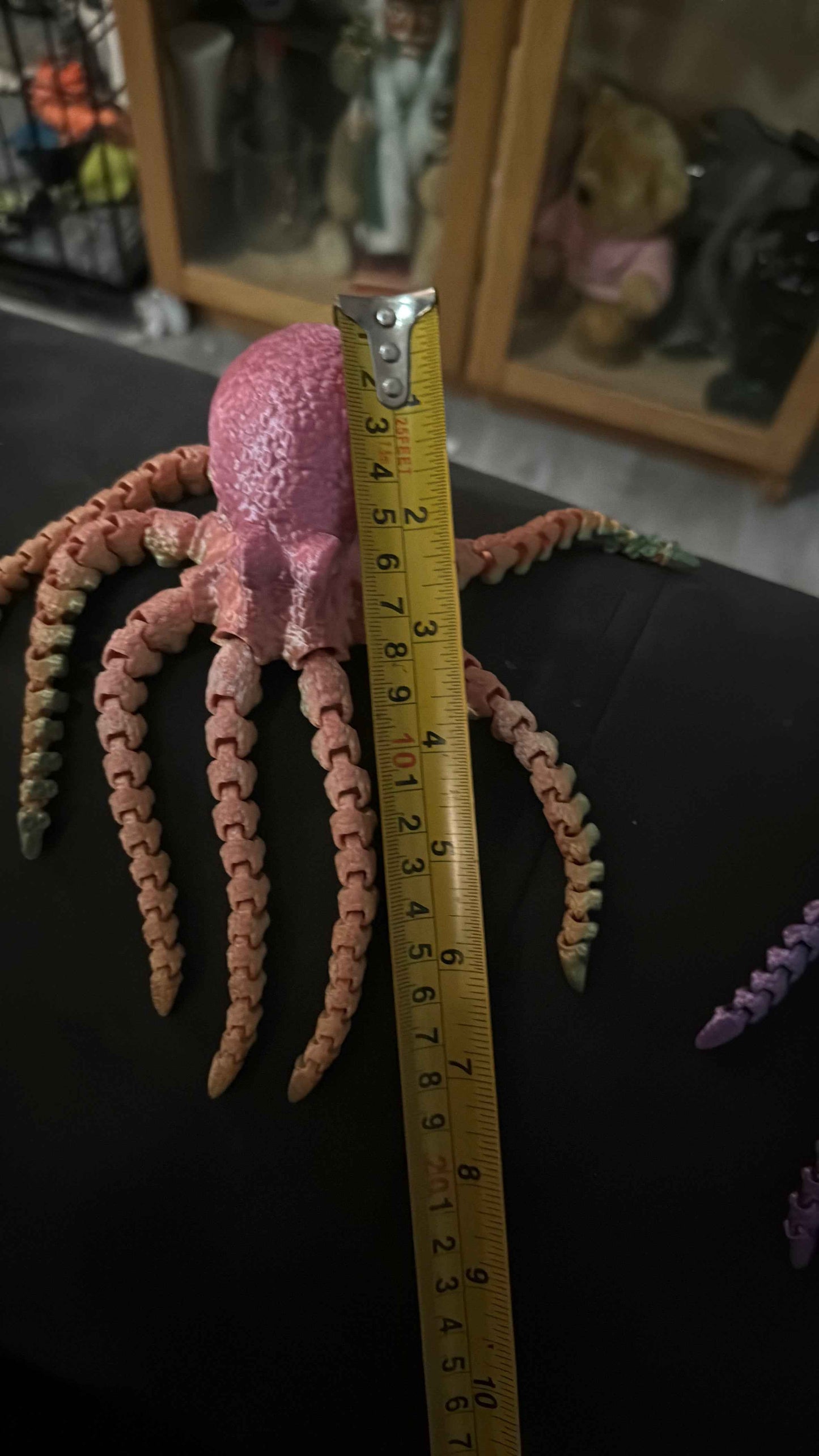 Flexible Fidget Colourful Octopus 3D Printed Articulated Sensory Toy For ADHD Autism Stimming Adults Kids - Snazzy Dudds