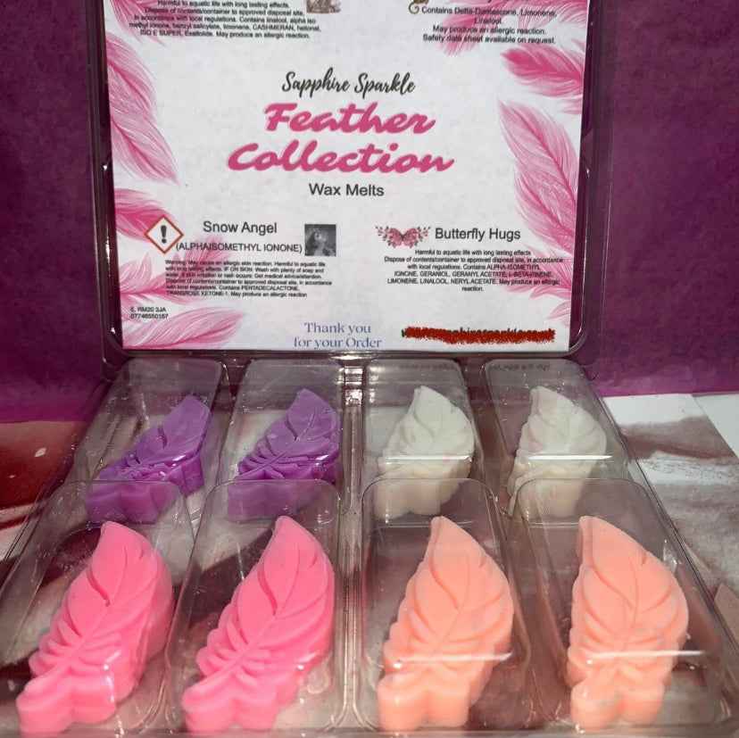 Feather Collection Gift Box Wax Melt Shape Novelty Gift for that Something Different - Snazzy Dudds