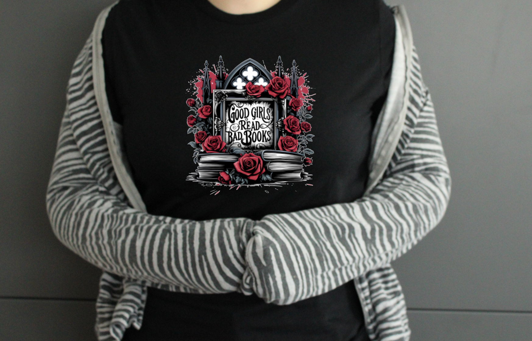 Good Girls Read Bad Books Adult Funny Tshirt - Snazzy Dudds
