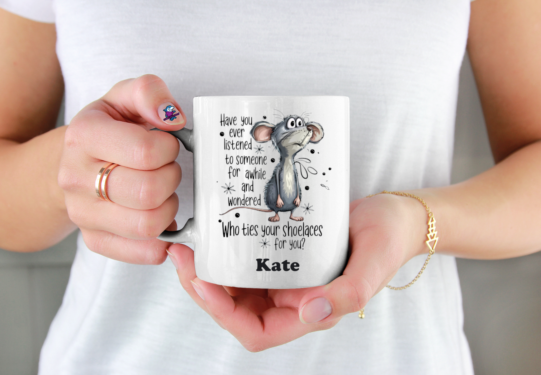 Have You Ever Listened To Someone For A While And Wondered Who Ties Your Shoe Laces Funny 11oz Cup Mug - Snazzy Dudds