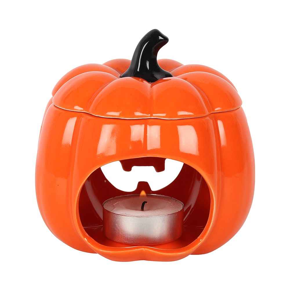 ORANGE JACK-O-LANTERN WAX MELT / OIL BURNER - Snazzy Dudds
