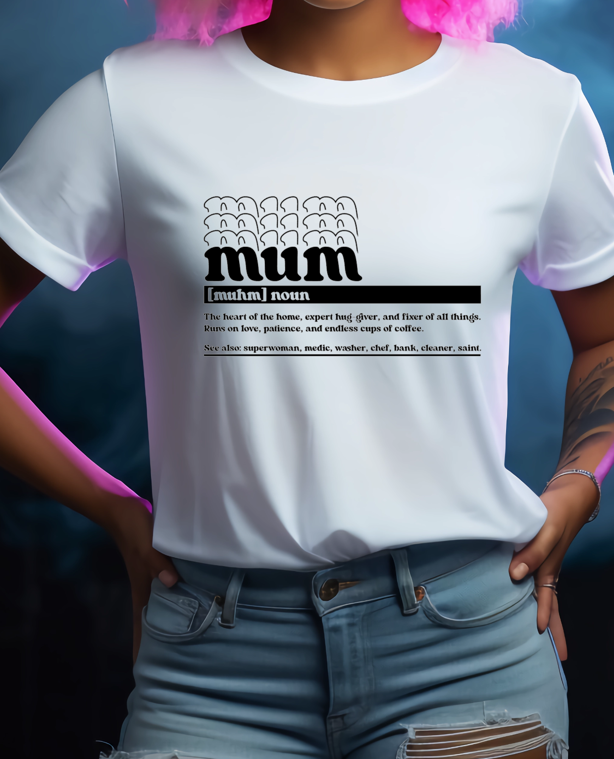 Mum Funny Definition Mothers Day Tshirt Gift - Snazzy Dudds