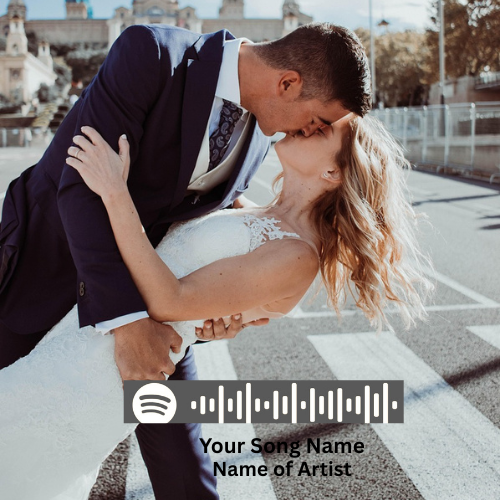 Personalised Spotify Magnet with Photo Custom Music Gift for Couples, Fridge Magnet - Snazzy Dudds