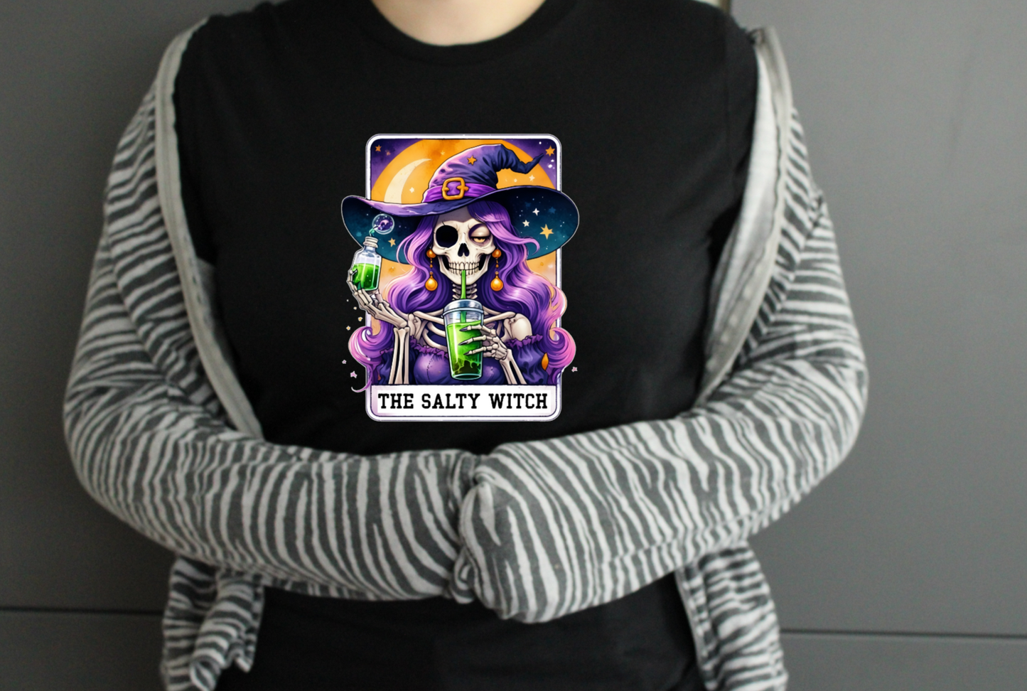 The Salty Witch Tarot Card Tshirt - Snazzy Dudds