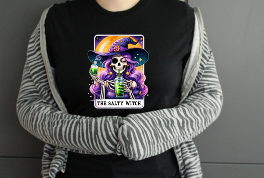 The Salty Witch Tarot Card Tshirt - Snazzy Dudds