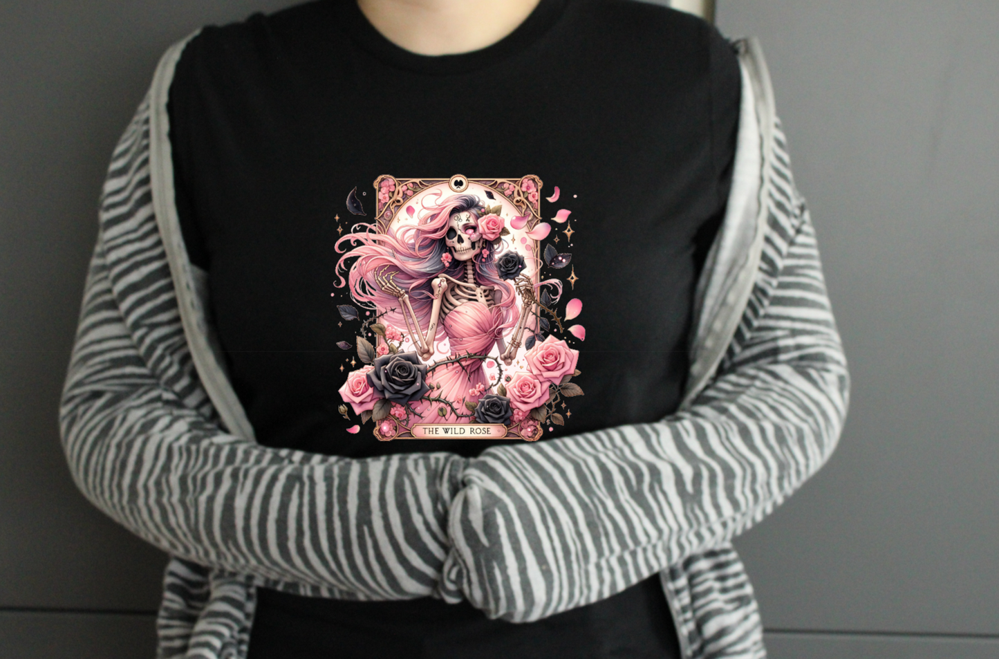 The Wild Rose Tarot Card Tshirt - Snazzy Dudds