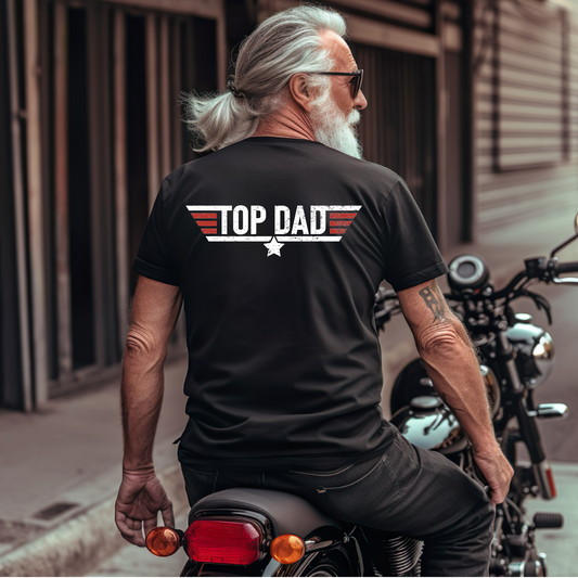 Top Dad Fathers Day Birthday Tshirt Gift - Snazzy Dudds