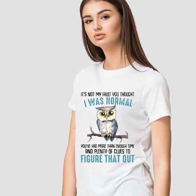 TSHIRT - Funny Joke Sarcastic Its Not My Fault You Thought I was Normal Unisex Casual Crew Neck Tshirt 100% Cotton - Snazzy Dudds