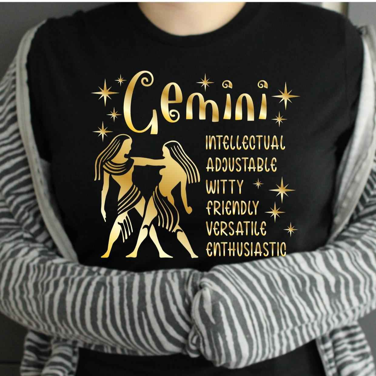 TSHIRT - Zodiac Horoscope Star Sign Astrology Tshirt Birthday Gift - Unisex Casual Crew Neck Tshirt 100% Cotton Aquarius Aries Cancer Capricorn Gemini Leo - Snazzy Dudds