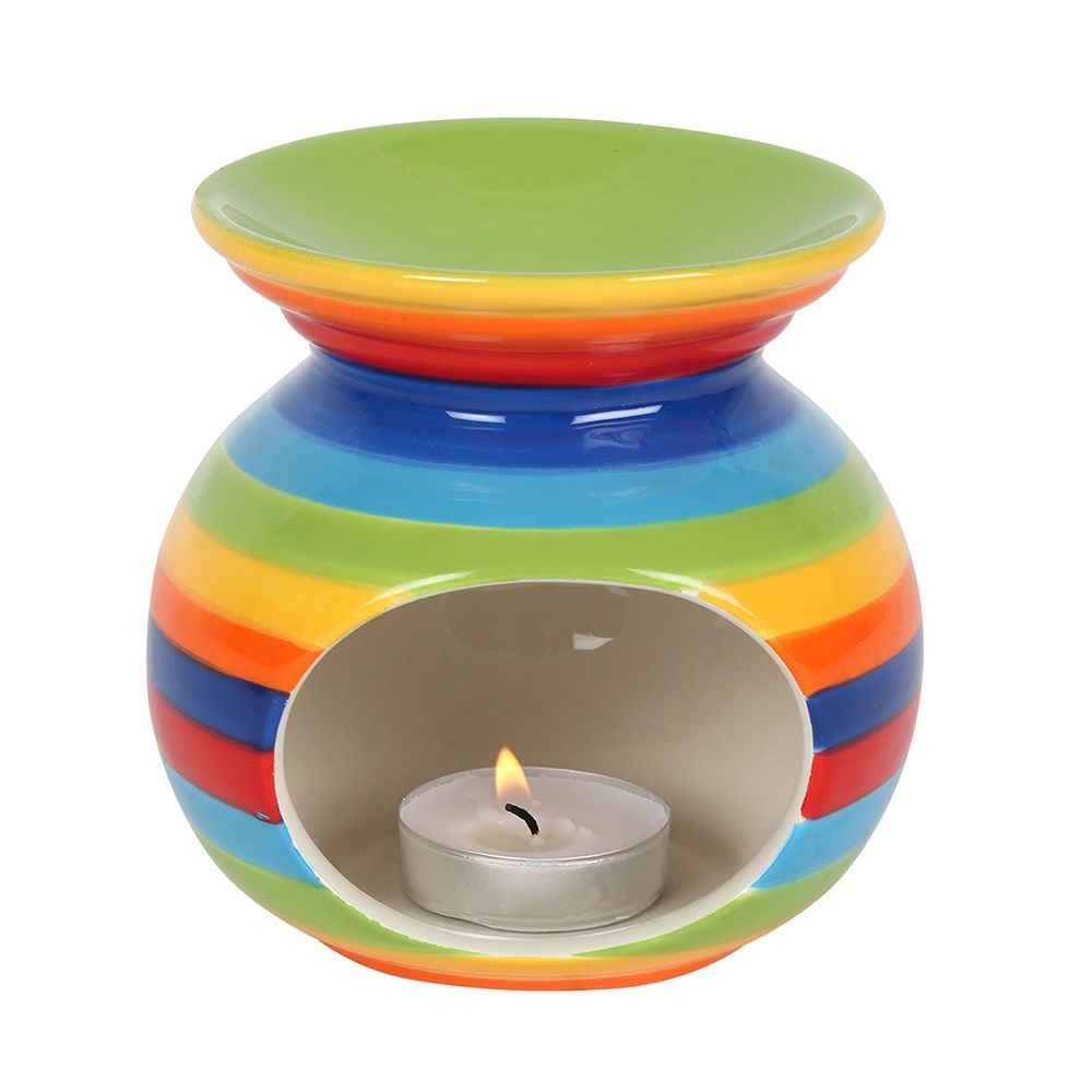 Rainbow Stripe Pride WAX MELT / OIL BURNER - Snazzy Dudds